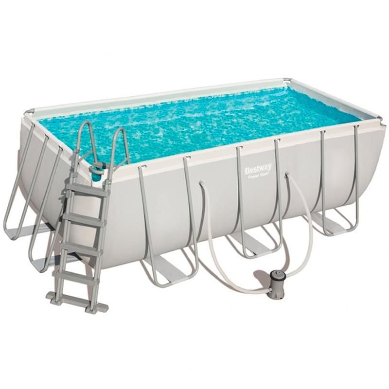 Каркасный бассейн BESTWAY, 412х201х122 см, 8124 л, с фильтр-насосом (56456) - фото #0, Technodom.kz Каркасный бассейн BESTWAY, 412х201х122 см, 8124 л, с фильтр-насосом (56456) - фото #0, Technodom.kz