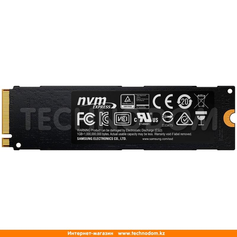 Внутренний SSD M.2 2280 500GB Samsung 960 EVO PCIe 3.0 x4 NVMe TLC (MZ-V6E500BW) - фото #1, Technodom.kz