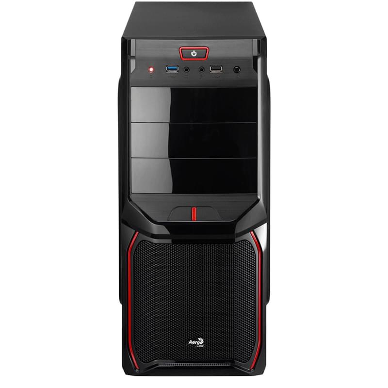 ПК корпус Aerocool PGS MidTower, Red ATX (V3X Advance Devil Red Edition) - фото #1, Technodom.kz