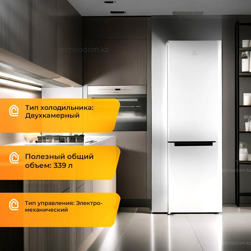 Двухкамерный холодильник Indesit DS 4200 W - фото #0, Technodom.kz