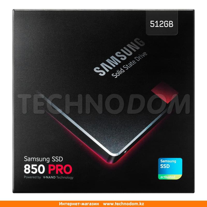 Внутренний SSD 2.5" 7мм 512GB Samsung 850 PRO, SATA-III MLC (MZ-7KE512BW) - фото #8, Technodom.kz
