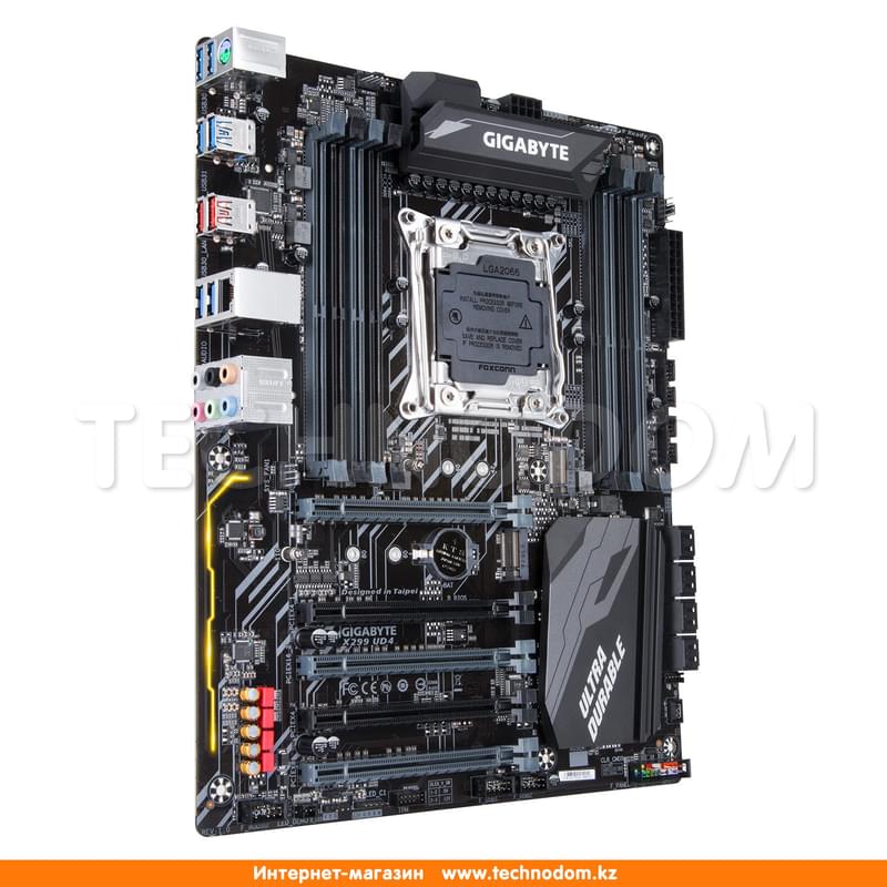 Материнская плата Gigabyte X299 UD4 LGA2066 8DDR4 PCI-E 5x16 ATX - фото #2, Technodom.kz