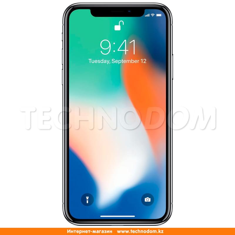 Смартфон Apple iPhone X 64GB Silver - фото #1, Technodom.kz