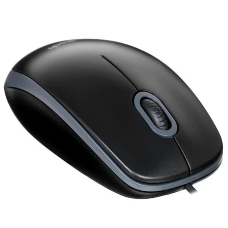 Мышка проводная USB Logitech B100 Black - фото #1, Technodom.kz