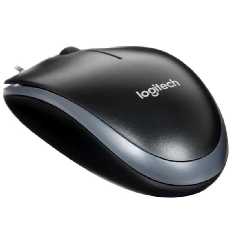 Мышка проводная USB Logitech B100 Black - фото #2, Technodom.kz