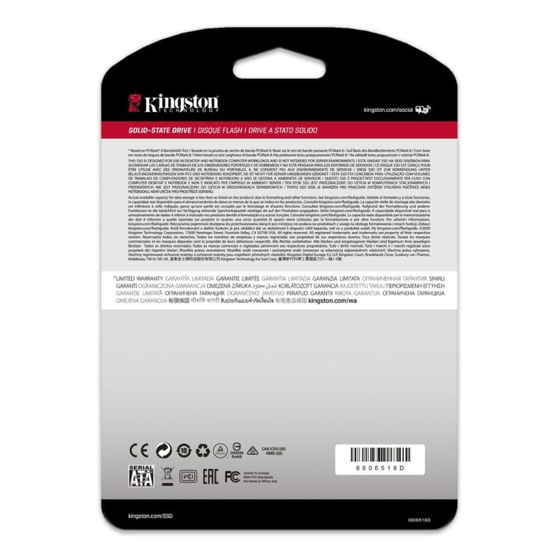 Внутренний SSD 2.5" 7мм 240GB Kingston A400, SATA-III TLC (SA400S37/240G) - фото #4, Technodom.kz