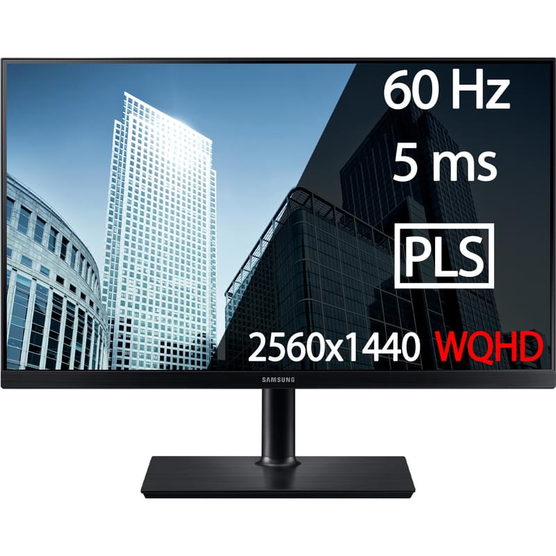 Монитор 23.8" Samsung LS24H850QFIXCI 2560х1440 16:9 PLS 60ГЦ (HDMI+DP)  Black - фото #0, Technodom.kz