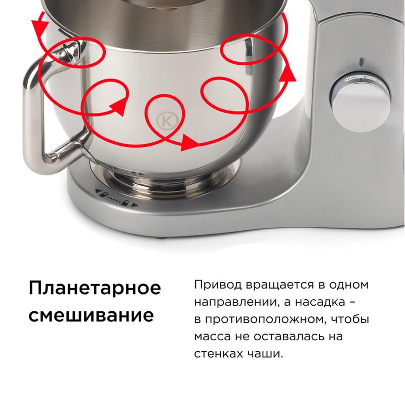 Кухонная машина Kenwood kMix KMX-750RD - фото #7, Technodom.kz
