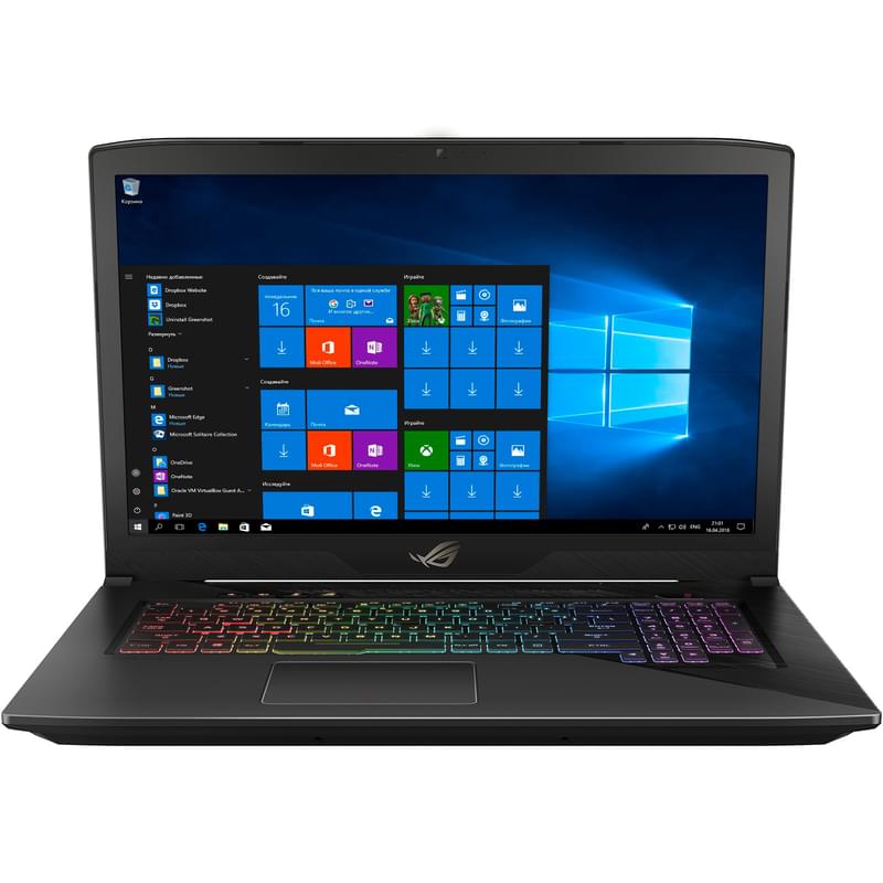 Игровой ноутбук Asus ROG STRIX GL703VM i7 7700HQ / 8ГБ / 1000HDD / GTX1060 6ГБ / 17.3 / Win10 / (GL703VM-EE065T) - фото #0, Technodom.kz