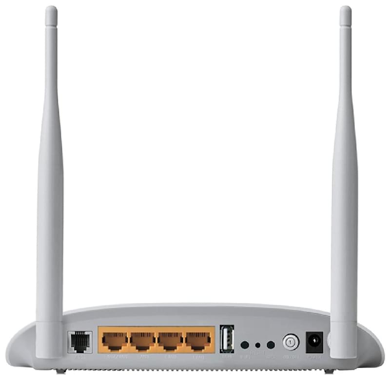 Беспроводной ADSL Модем, TP-Link TD-W8968, 4 порта + Wi-Fi, 1 порт USB, 300 Mbps (TD-W8968) - фото #3, Technodom.kz