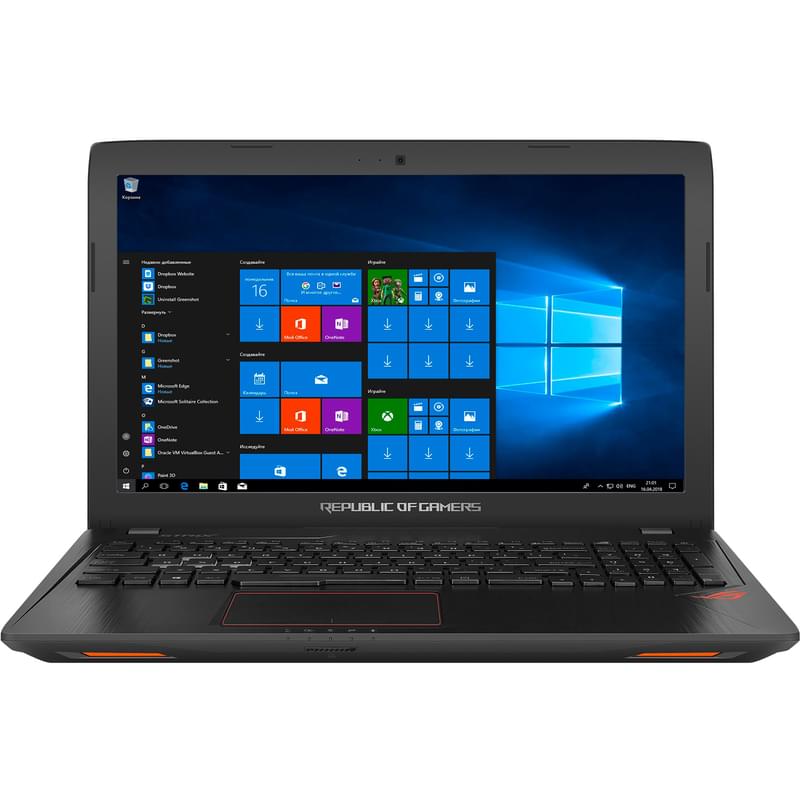 Игровой ноутбук Asus ROG STRIX GL553VD i5 7300HQ / 8ГБ / 1000HDD / GTX1050 4ГБ / 15.6 / Win10 / (GL553VD-DM176T) - фото #0, Technodom.kz