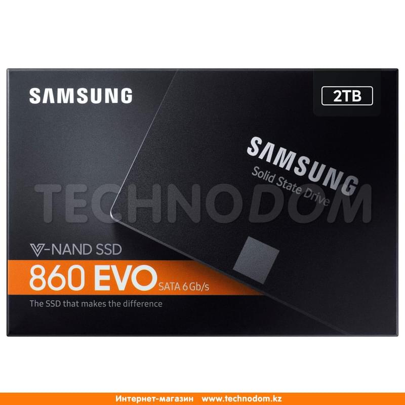 Внутренний SSD 2.5" 7мм 2TB 860 Samsung EVO SATA-III (MZ-76E2T0BW) - фото #4, Technodom.kz