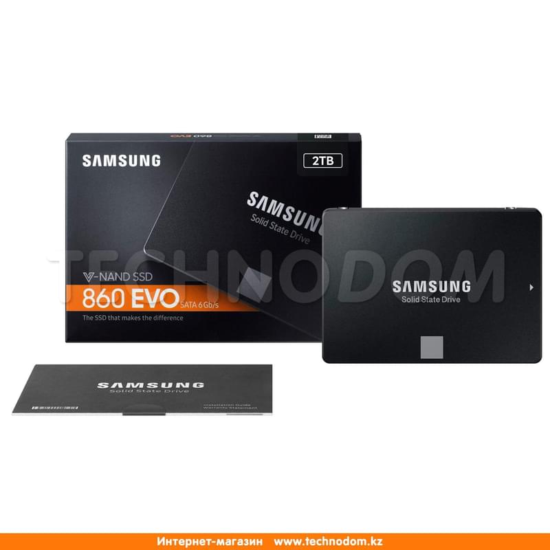 Внутренний SSD 2.5" 7мм 2TB 860 Samsung EVO SATA-III (MZ-76E2T0BW) - фото #6, Technodom.kz