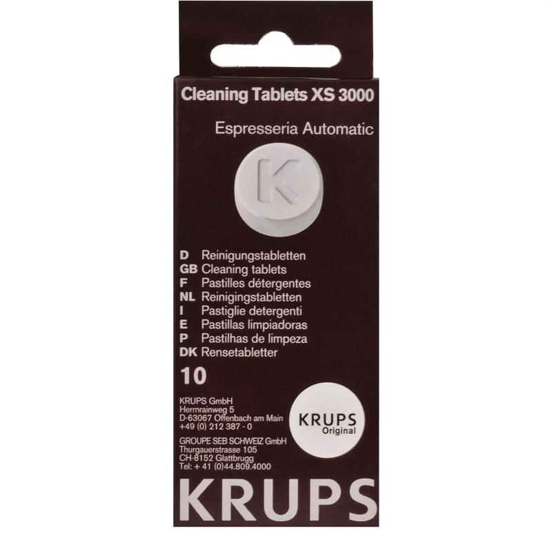 Krups Кофе машинасына арналған тазартқыш құралы XS300010 - фото #0, Technodom.kz