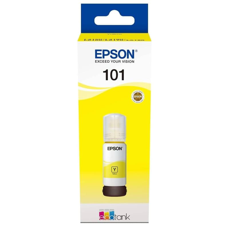 Epson Картриджі 101 EcoTank Yellow (L4150/4160/6160/6170/6190 арналған) ҮСБЖ - фото #0, Technodom.kz Epson Картриджі 101 EcoTank Yellow (L4150/4160/6160/6170/6190 арналған) ҮСБЖ - фото #0, Technodom.kz