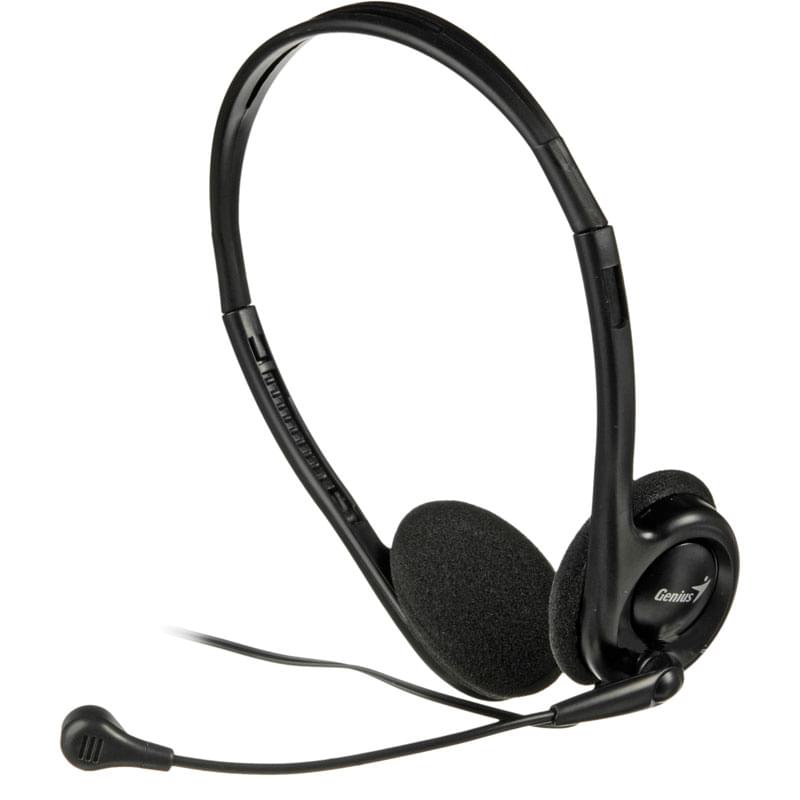 Гарнитура Накладная Genius HS-200C, Black - фото #1, Technodom.kz