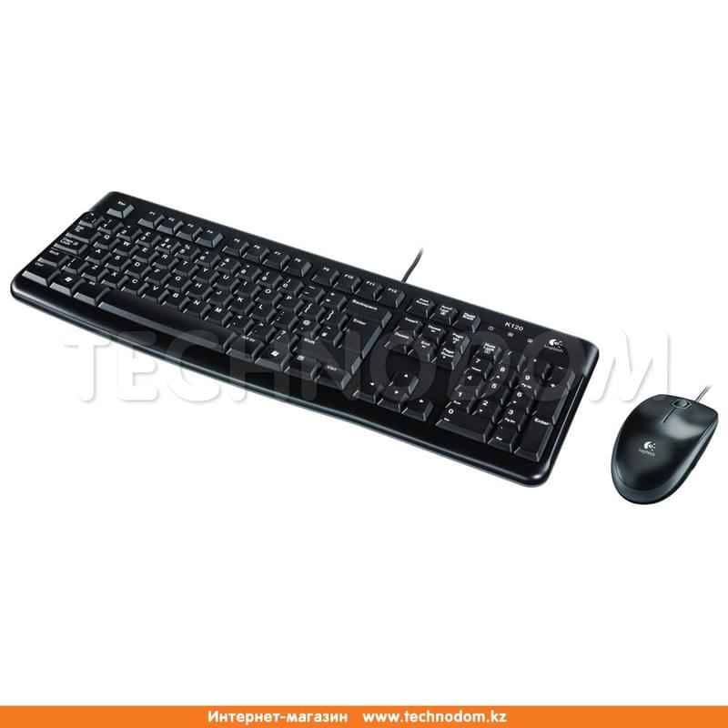Клавиатура+Мышка проводные USB Logitech MK120, 920-002561 - фото #1, Technodom.kz