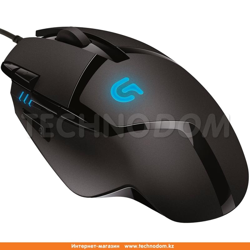 Сымды ойын тінтуірі USB Logitech G402 Hyperion Fury Black - фото #2, Technodom.kz