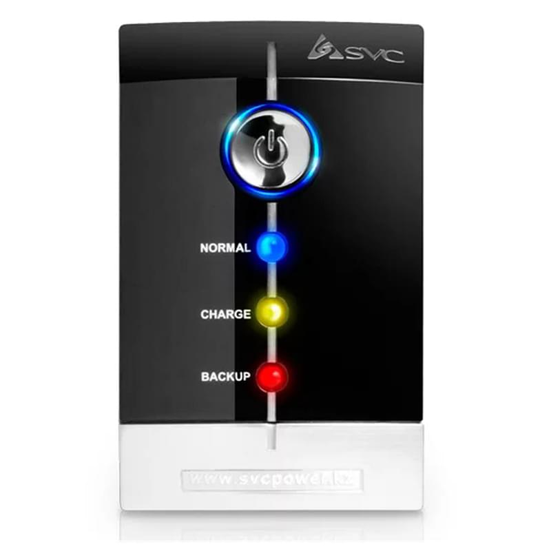 ИБП SVC, 650VA/400W, AVR:165-275В, 2Schuko, Black (V-650-F) - фото #1, Technodom.kz