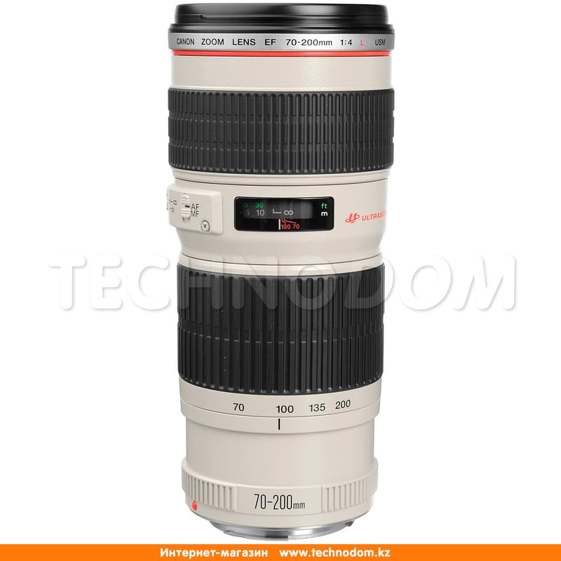 Объектив Canon EF 70-200 mm f/4 L USM - фото #0, Technodom.kz