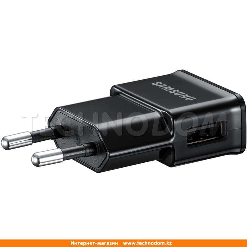 Сетевое зарядное устройство 1*USB, 2A + каб. microUSB, Samsung, Черный (EP-TA12EBEUGRU) - фото #0, Technodom.kz