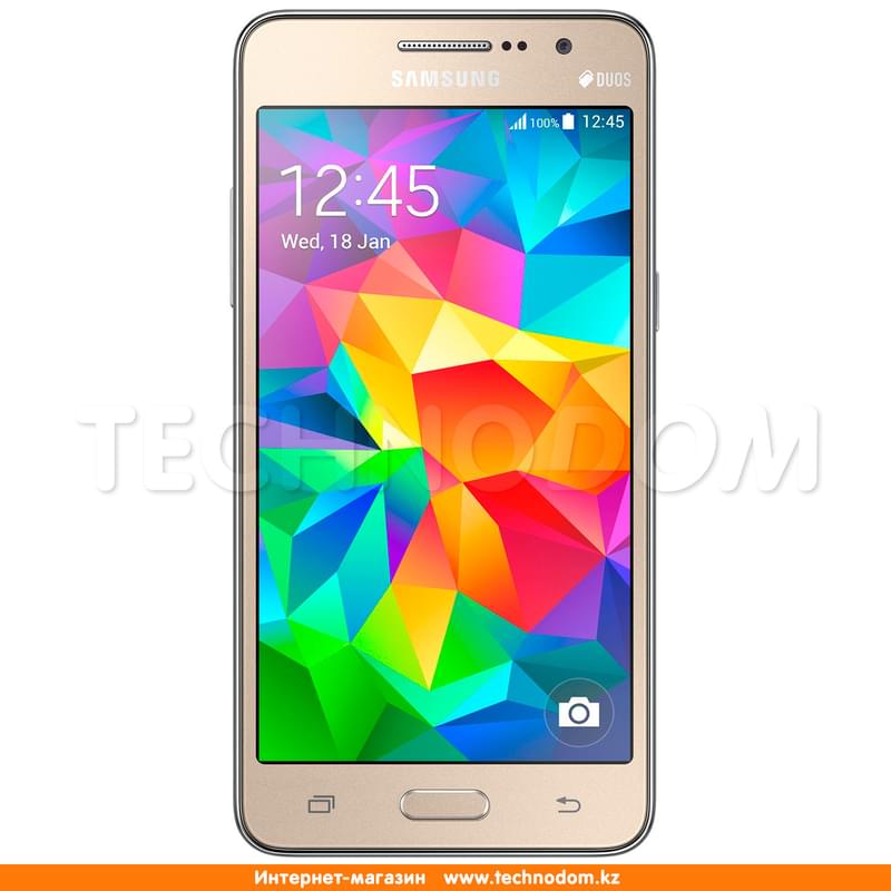 GSM Samsung SM-G531HZDDSKZ THX-AD-5-8-3 Galaxy Grand Prime Duos Gold - фото #0, Technodom.kz