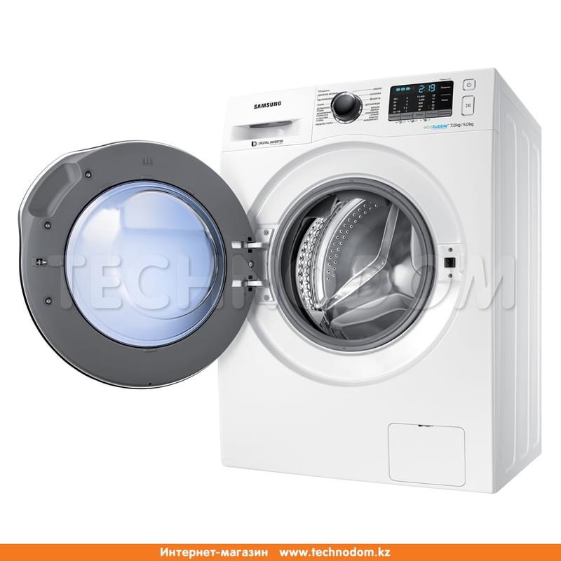 Стиральная машина с сушкой Samsung WD70J5410AW/LD - фото #3, Technodom.kz