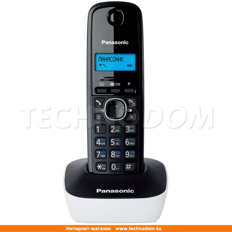 Радиотелефон Dect Panasonic KX-TG1611CAW - фото #0, Technodom.kz