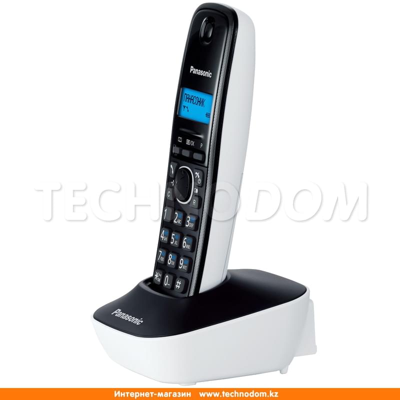 Радиотелефон Dect Panasonic KX-TG1611CAW - фото #1, Technodom.kz