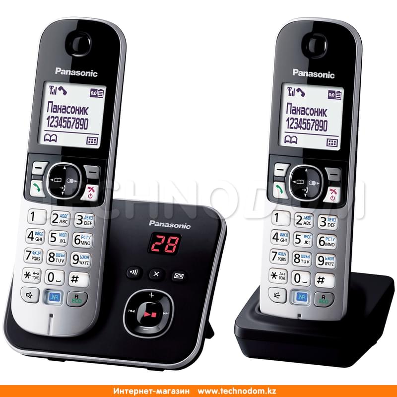 Радиотелефон Dect Panasonic KX-TG6822CAB - фото #1, Technodom.kz