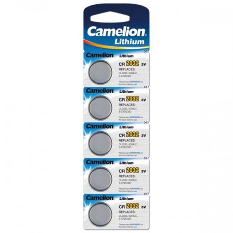 Батарейка CR2032 5шт Camelion Lithium Battery (CR2032-BP5) - фото #0, Technodom.kz