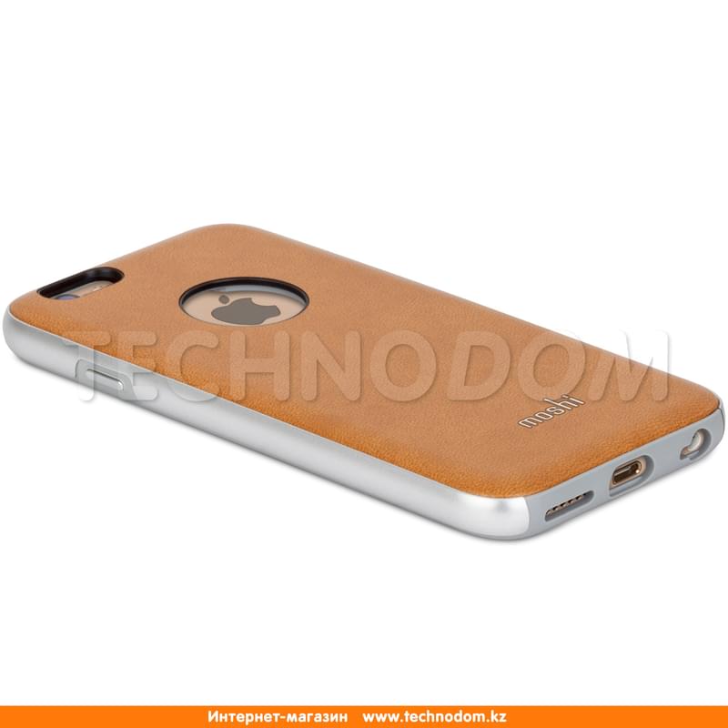 Чехол для iPhone 6S/6 Moshi, iGlaze Napa, Кожа, Caramel Beige (99MO079104) - фото #4, Technodom.kz