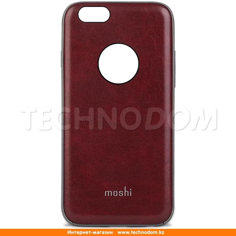 Чехол для iPhone 6S/6 Moshi, iGlaze Napa, Поликарбонат, Burgundy Red (99MO079521) - фото #6, Technodom.kz
