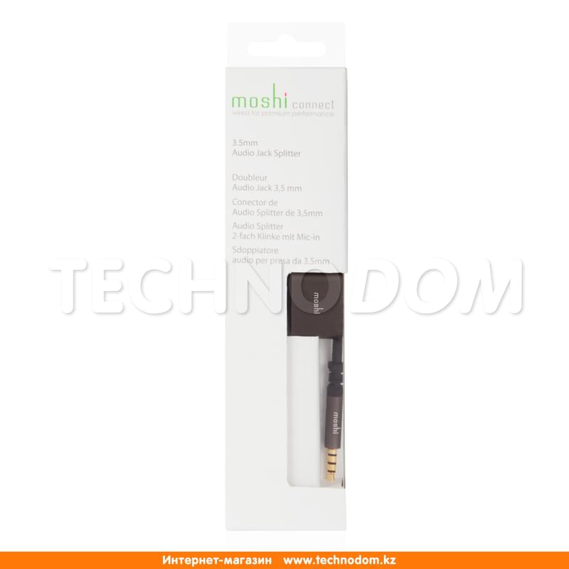 Аудио сплиттер Moshi 3.5mm for IPhone, IPod, Black (99MO023005) - фото #4, Technodom.kz