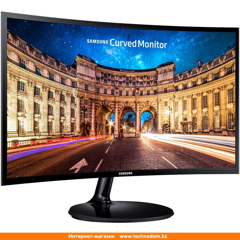 Монитор ЖК 24" Samsung LC24F390FHIX Curved Black - фото #1, Technodom.kz