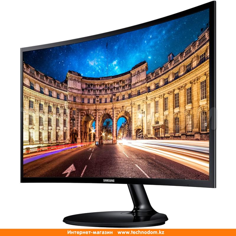 Монитор ЖК 24" Samsung LC24F390FHIX Curved Black - фото #5, Technodom.kz