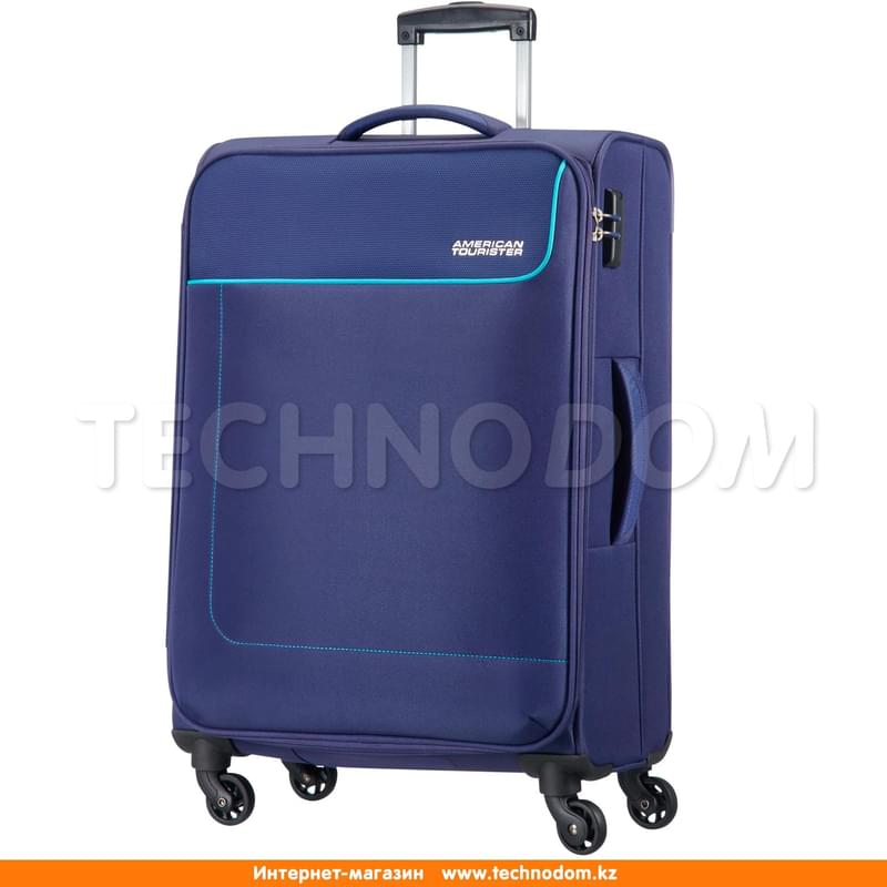 Чемодан AT Funshine 66cm, 63L, Blue Ocean, полиэстер (75508/2610) - фото #0, Technodom.kz