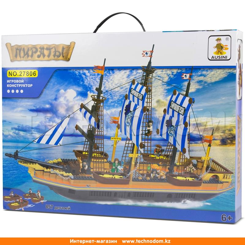 Конструктор Ausini Пираты Корабль путешественников 27806 - фото #0, Technodom.kz Конструктор Ausini Пираты Корабль путешественников 27806 - фото #0, Technodom.kz