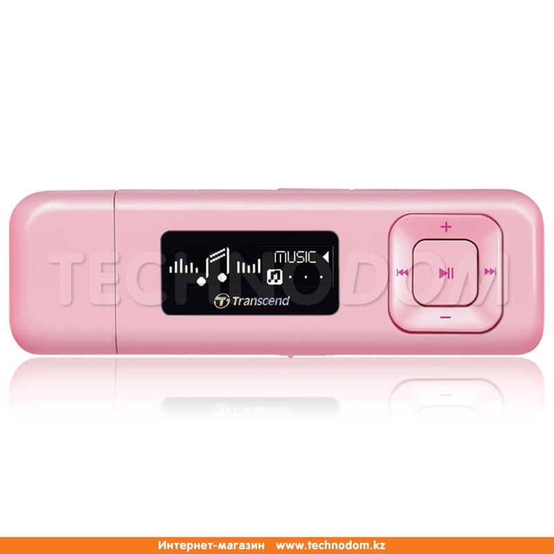 MP3 Плеер Transcend T.sonic MP330 8GB (TS8GMP330P) Pink - фото #0, Technodom.kz