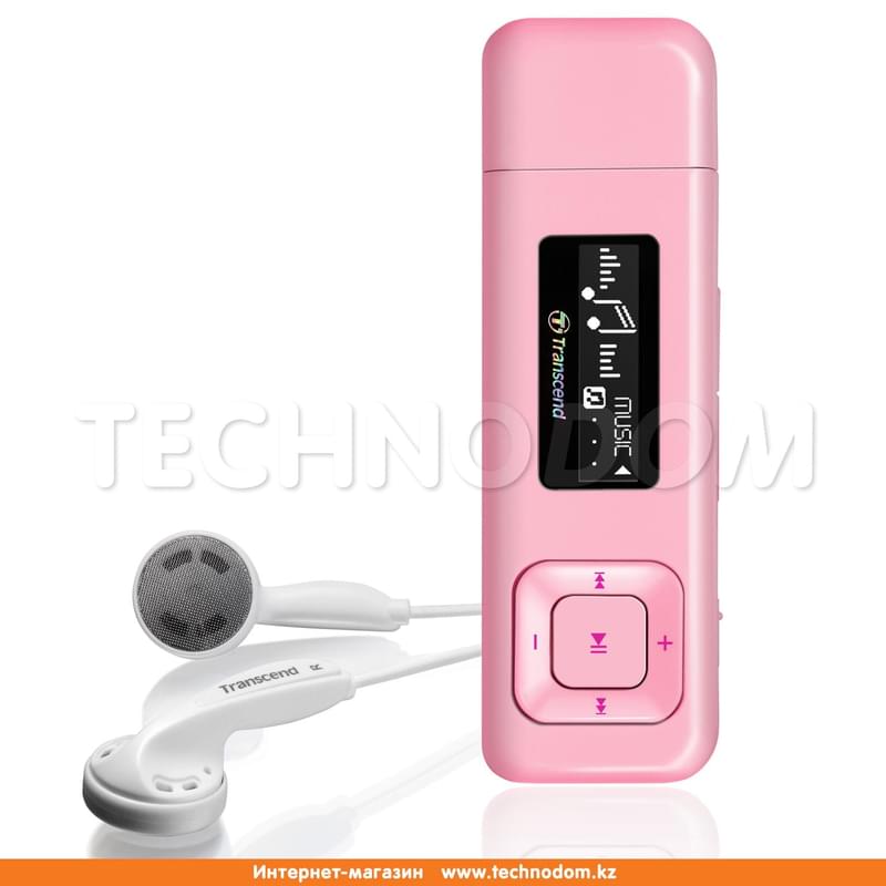 MP3 Плеер Transcend T.sonic MP330 8GB (TS8GMP330P) Pink - фото #2, Technodom.kz