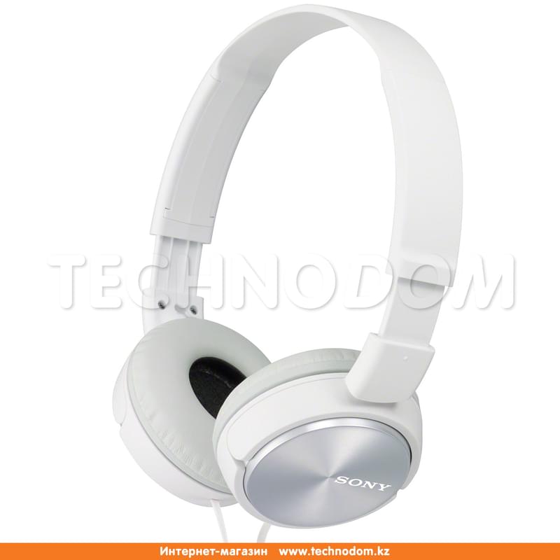 Жапсырмалы құлаққап Sony MDR-ZX310AP, White - фото #1, Technodom.kz