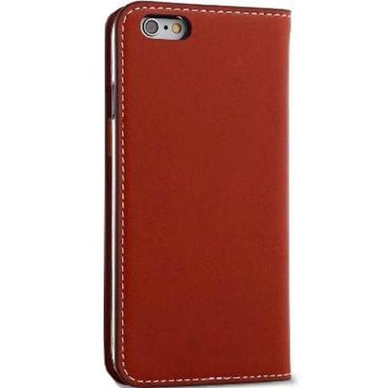 Чехол для iPhone 6S/6 Designskin, Wetherby Basic Ver.2, Кожа, Red Brown (IP6WBBS5301) - фото #0, Technodom.kz