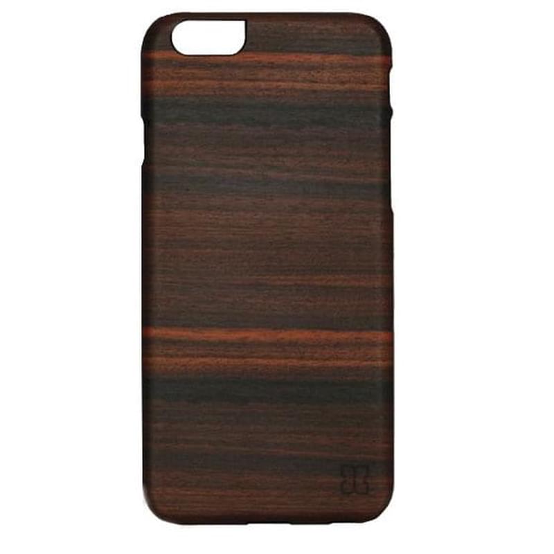 Чехол для iPhone 6S/6 Man&Wood, Поликарбонат+Дерево, Ebony (M1417B) - фото #0, Technodom.kz