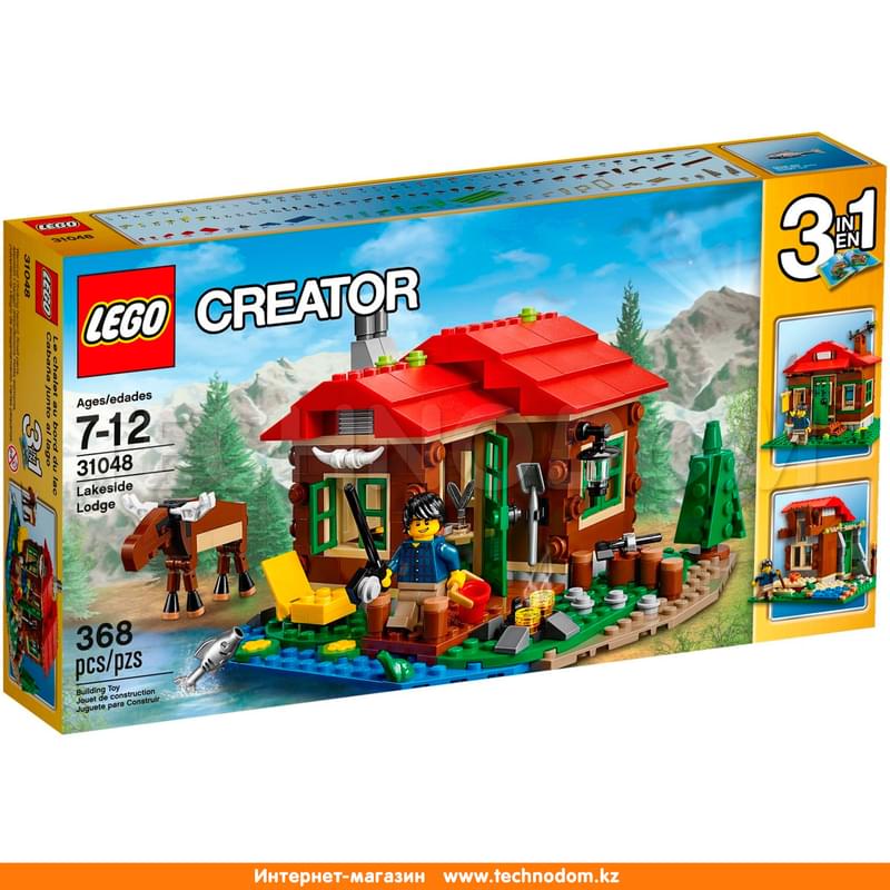 Конструктор LEGO CREATOR Домик на берегу озера 31048 - фото #0, Technodom.kz