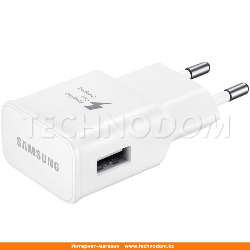 Сетевое зарядное устройство 1*USB, 2A + каб. microUSB, Samsung, Fast Charge, Белый (EP-TA20EWEUGRU) - фото #2, Technodom.kz