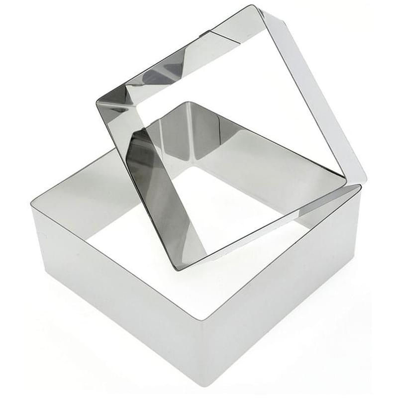 Набор кулинарных форм "Квадрат" 8x8x4 см, 10x10x4 см - фото #0, Technodom.kz