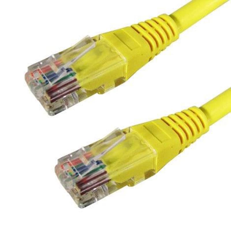 Кабель Patch-Cord, Ship, RJ-45 Cat.5e, 3м (S3025YL0300-P) Жёлтый - фото #0, Technodom.kz
