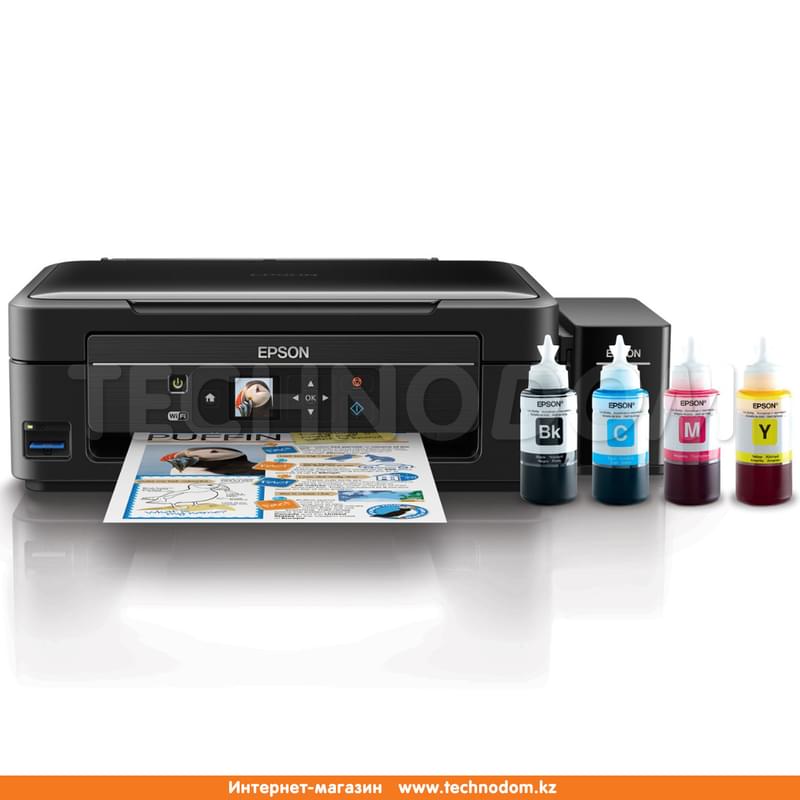 МФУ струйное Epson L-486 СНПЧ А4-W (C11CF45403) - фото #2, Technodom.kz