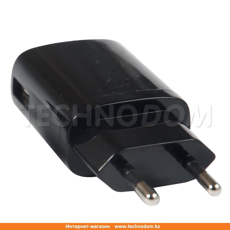 Сетевое зарядное устройство 1*USB, 1A, gTEC, Черный (CR-T001) - фото #0, Technodom.kz