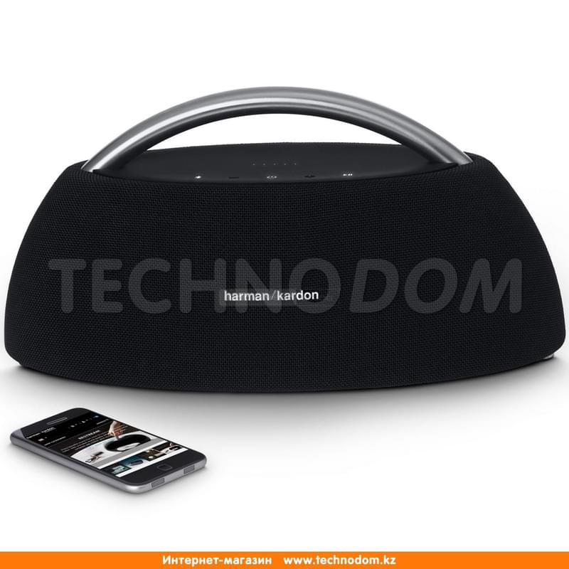 Колонки Bluetooth Harman Kardon Go Play Mini, Black (HKGOPLAYMINIBLKEU) - фото #2, Technodom.kz